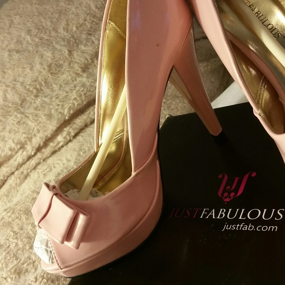 Just Fab Pink Heels